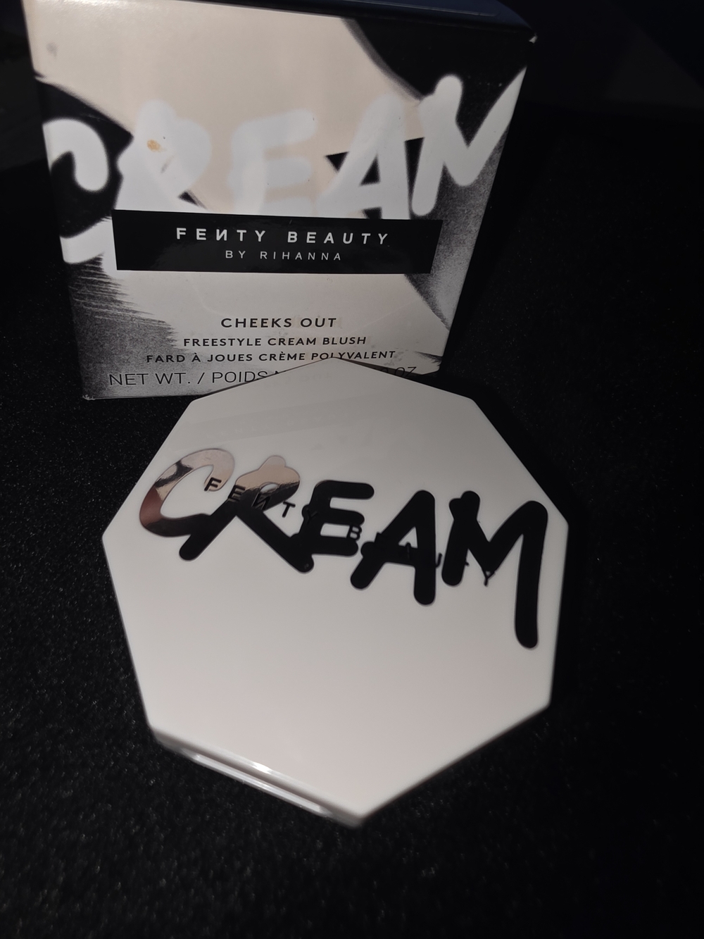 Fenty Beauty Cheeks Out Cream Blush - Fuego Flush- Shimmer